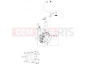 KTM 790 ADVENTURE, white-CKD w/o engine (F9687U2) [CN] 2021 CLUTCH COVER