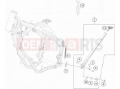 KTM 500 XCF-W (F8575V1) [US] 2022 SIDE / CENTER STAND