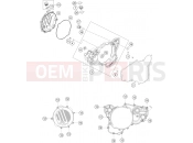 KTM 250 EXC SIX DAYS TPI (F7303V2) [EU] 2022 CLUTCH COVER