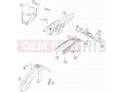 KTM 350 EXC-F (F8275V9) [US] 2022 MASK, FENDERS