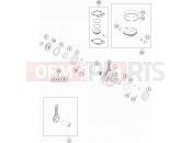 KTM 350 EXC-F SIX DAYS (F8203V2) [EU] 2022 CRANKSHAFT, PISTON