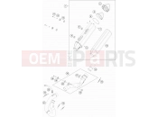 KTM 500 EXC-F (F8503V9) [EU] 2022 EXHAUST SYSTEM