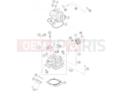 KTM 500 EXC-F (F8503V9) [EU] 2022 CYLINDER HEAD