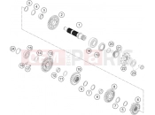 KTM 250 SX-F FACTORY EDITION (F8103V6) [US] 2022 TRANSMISSION II - COUNTERSHAFT