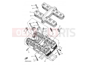 YAMAHA XJR 400 XJR400R2 (4HM5) 1996 Cylinder head