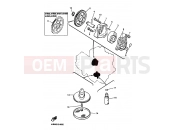 YAMAHA XJR 400 XJR400R2 (4HM5) 1996 Oil pump