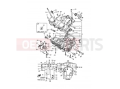 YAMAHA XJR 400 XJR400R2 (4HM5) 1996 Crankcase