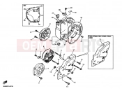 YAMAHA XJR 400 XJR400R2 (4HM5) 1996 Crankcase cover 1