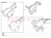 YAMAHA XJR 400 XJR400R2 (4HM5) 1996 Side cover
