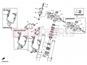 YAMAHA XJR 400 XJR400R2 (4HM5) 1996 Steering