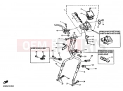 YAMAHA XJR 400 XJR400R2 (4HM5) 1996 Front master cylinder