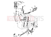 YAMAHA XJR 400 XJR400R2 (4HM5) 1996 Rear mastic cylinder