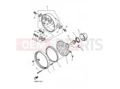 YAMAHA XJR 400 XJR400R2 (4HM5) 1996 Headed Light 1 (4 HM1, 4 HM2, 4HM3, 4HM4, 4