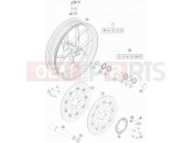 KTM 1290 SUPER DUKE GT, orange (F9903VF) [EU] 2022 FRONT WHEEL