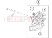 KTM 250 ADVENTURE, blue - B.D. LS (F5203V2) [EU] 2022 REAR BRAKE CALIPER