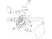KTM 250 ADVENTURE, blue - B.D. LS (F5203V2) [EU] 2022 CLUTCH COVER
