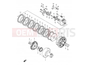 SUZUKI LT-F250 K6 (2006) (E17) CLUTCH (MODEL K5/K6)