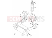 SUZUKI LT-F250 K6 (2006) (E17) REAR SWINGINGARM (MODEL K5/K6)