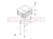 SUZUKI LT-F250 K6 (2006) (E17) CYLINDER