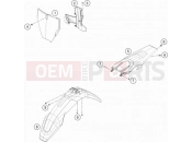 HUSQVARNA 2022 Offroad FX 350 (F2201V6) [] MASK, FENDERS|Frame|08