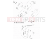 HUSQVARNA 2022 Offroad TC 85 19/16 (F2001V9) [EU] EXHAUST SYSTEM|Frame|05