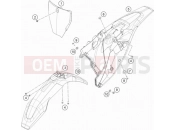 HUSQVARNA 2022 Offroad TC 85 19/16 (F2001V9) [EU] MASK, FENDERS|Frame|08