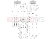 HUSQVARNA 2023 Offroad FX 450 (F2301W6) [] FRONT FORK DISASSEMBLED|Frame|01