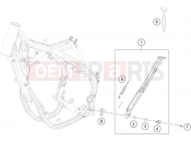 HUSQVARNA 2023 Offroad FX 450 (F2301W6) [] SIDE / CENTER STAND|Frame|03