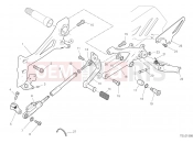 DUCATI 2022 Panigale V4 S FOOTRESTS, LEFT [XST:AUS]
