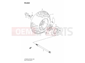 SUZUKI LT-F500F K6 (2006) (P28/P33) RIGHT REAR WHEEL (MODEL K6/K7)