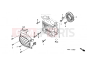 HONDA NPS504 Zoomer 2004 E-6 COOLING FAN / FAN COVER