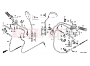 HONDA NPS504 Zoomer 2004 F-3 HANDLE LEVER / SWITCH / CABLE