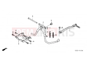 HONDA NPS504 Zoomer 2004 F-17 SUPPORT / BUMPER PEDAL