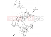 SUZUKI LT-F160 K7 (2007) (P24) REAR FENDER