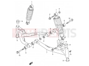 SUZUKI LT-F160 K7 (2007) (P24) SUSPENSION ARM