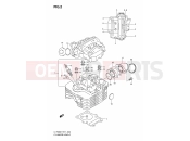 SUZUKI LT-F250 K7 (2007) (E17) CYLINDER HEAD