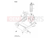SUZUKI LT-F250 K7 (2007) (E17) REAR SWINGINGARM