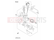 SUZUKI LT-F250 K7 (2007) (E17) STARTING MOTOR