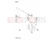 SUZUKI LT-F250 K7 (2007) (E17) STEERING KNUCKLE