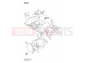 SUZUKI LT-F250 K7 (2007) (E17) REAR FENDER