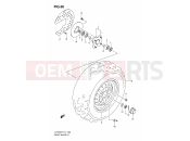 SUZUKI LT-F250 K7 (2007) (E17) FRONT WHEEL
