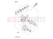 SUZUKI LT-F250 K7 (2007) (E17) FINAL BEVEL GEAR