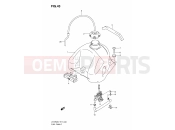 SUZUKI LT-F250 K7 (2007) (E17) FUEL TANK (MODEL K7/K8)
