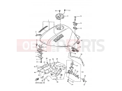 YAMAHA XJ 600 N Diversion Naked XJ600N (4KE6) 1996 DEPOSITO DE COMBUSTIBLE