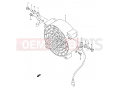SUZUKI LT-F400F K7 (2007) (P3/P28) COOLING FAN
