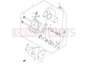 SUZUKI LT-F400F K7 (2007) (P3/P28) FRONT CALIPER