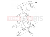 SUZUKI LT-F400F K7 (2007) (P3/P28) MUFFLER