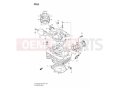 SUZUKI LT-F400F K7 (2007) (P3/P28) CYLINDER HEAD