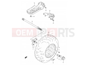 SUZUKI LT-F400F K7 (2007) (P3/P28) LEFT REAR WHEEL