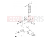 SUZUKI LT-F400F K7 (2007) (P3/P28) SUSPENSION ARM